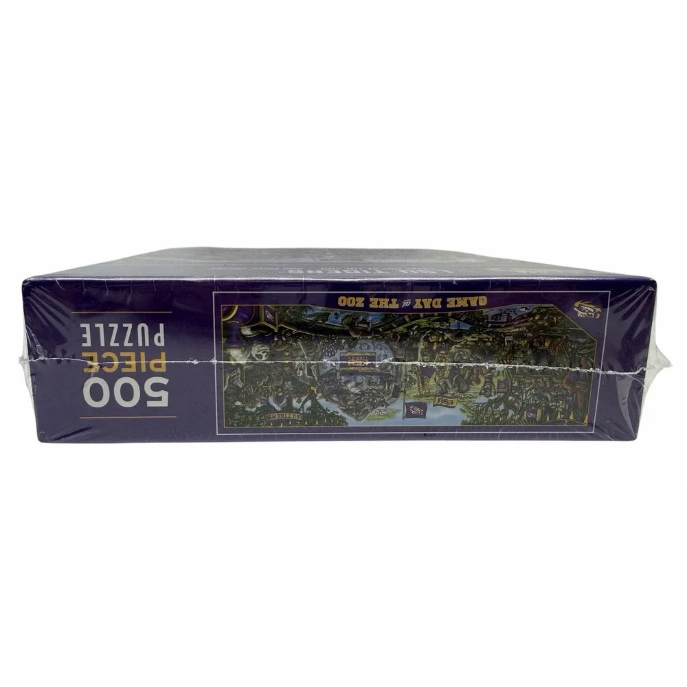 LSU Tigers Game Day at The Zoo 500 Piece Puzzle NEW Sealed NCAA YouTheFan‎